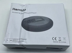 Rechargeable Portable CD Player for Car Hernido Discman *Box Damaged Product New - Picture 1 of 2