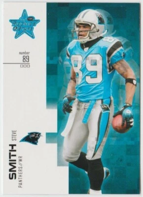 2007 Leaf Rookies and Stars #31 Steve Smith - Carolina Panthers - Image 1 of 2