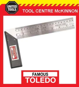FAMOUS TOLEDO MS250 10” / 250mm METRIC & IMPERIAL MITRE SQUARE - Picture 1 of 2