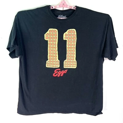 CAMISETA EGGO WAFFLES 11 3XLBlack Kellogg's Leggo My Black Tee Fútbol Foto 1 de 4