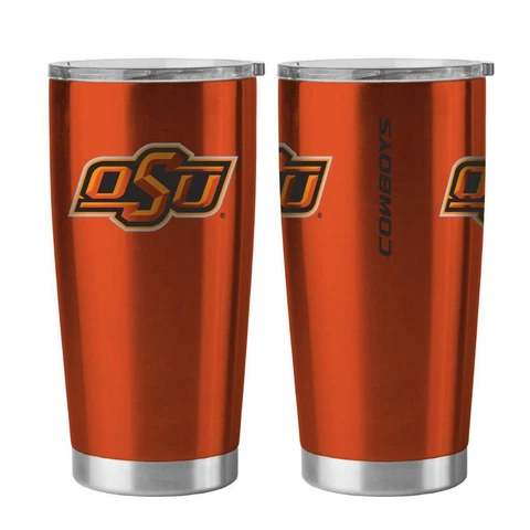 Oklahoma State Cowboys 20oz Ultra Travel Tumbler [NEW] NCAA Cup Mug Coffee Steel Cover