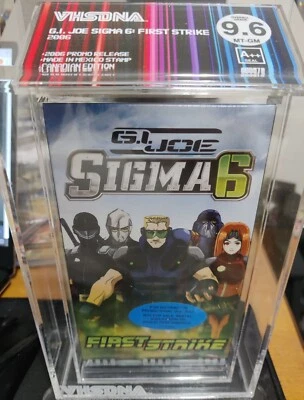 GI JOE Sigma 6 First Strike 2006 PROMO VHS sealed VHS DNA 9.6 w A++ last yr VHS - Image 1 of 4
