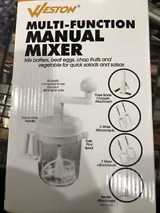 Weston Multi Function 8-Cup Manual Mixer - Model 16-0401-W  - Picture 1 of 6