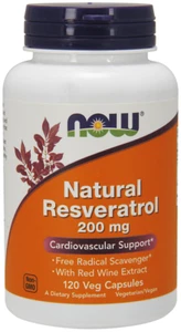 Now Foods Resveratrol 200 mg, 120 Veg Caps, Cardiovascular Support - Picture 1 of 1