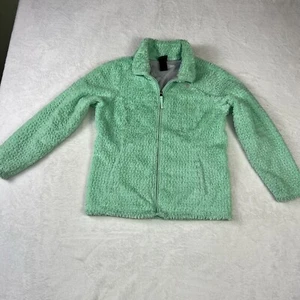The North Face Girls - Long Sleeve - Full Zip Fleece Jacket - Seafoam Blue - XL - Picture 1 of 10