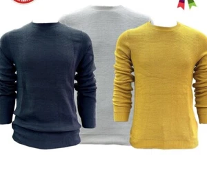 Maglione casual da uomo di altissima qualità LC WAIKIKI manica intera manica intera girocollo - Foto 1 di 16