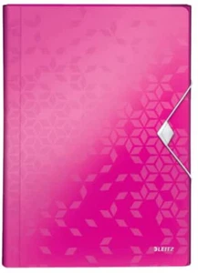 LEITZ Projektmappe WOW A4 PP 6 Fächer pink metallic - Bild 1 von 2