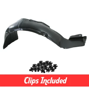 Front Left Driver Side Fender Liner w/ Clips For 2011-2013 Elantra HY1248125 - Picture 1 of 7