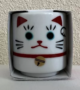 Lucky Plant Lucky Cat Pot WHITE CLOVER Cultivation Kit *Made in Japan* - Picture 1 of 7