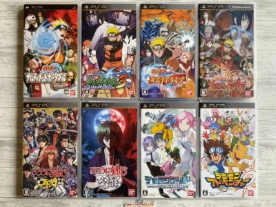 SONY PSP Naruto Narutimet & Rurouni Kenshin & Digimon World & Adventure 2 set - Image 1 of 4