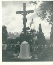 Bispo Joseph S Vidro Memorial Mount Calvário 1937 foto original do serviço de notícias