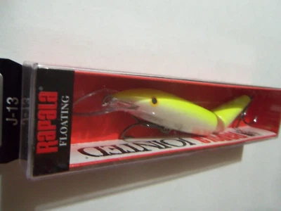 1 señuelo Rapala articulado Minnow J13 SFC plateado fluorescente Chartreuse nuevo en paquete Foto 1 de 4