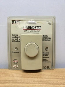 Cadet C901 Wall-Mounted Thermostat Line Voltage Almond for Baseboard Heaters - Picture 1 of 6
