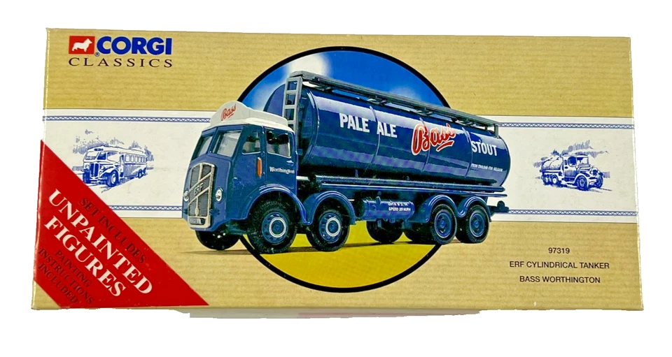 Corgi 97319 ERF Cylindrical Tanker - Bass Worthington - 1:50 Scale Boxed Tanker - Image 1 of 1