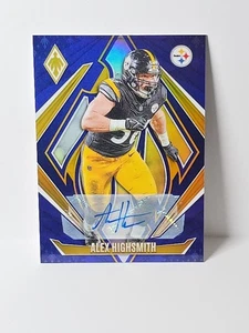 2024 Phoenix Alex Highsmith Blue Auto /49 Pittsburgh Steelers - Picture 1 of 2