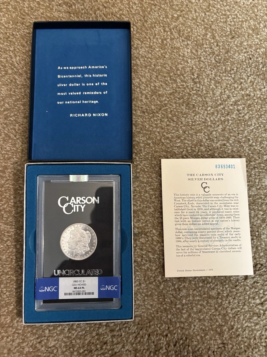 Uncirculated Carson City Proof-Like US Dollar Coins for sale | eBay