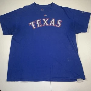 Camiseta de béisbol Texas Rangers Adrian Beltre #29 Majestic MLB para hombre talla grande - Imagen 1 de 8