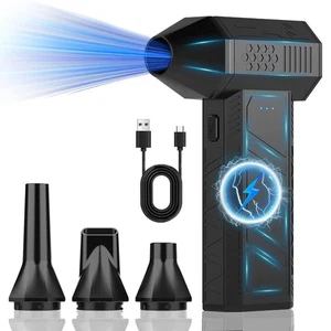 110000RPM Electric Cordless Mini Air Duster Blower for Computer Car Cleaning - Afbeelding 1 van 9