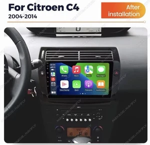 Radio estéreo coche Android 14 para Citroen C4 C-Triomphe C-Quatre 2004-2014 - Imagen 1 de 8