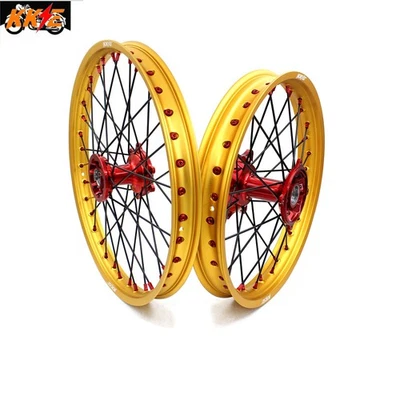 KKE 21/19 Cast Dirt Bike Wheels for Honda CRF450R CFR250R CRF250RX CRF450L - Image 1 of 4