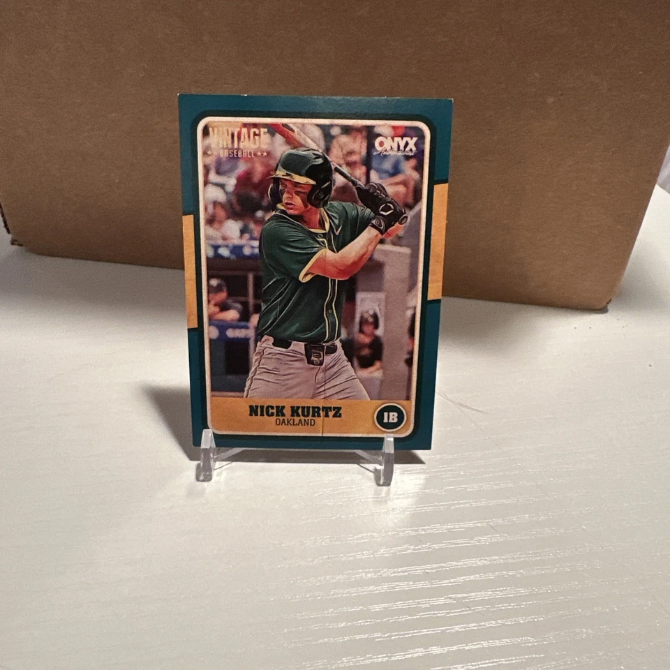 Onyx Vintage 2025 borde verde Nick Kurtz 1/5 coincidencia de color SSP  Foto 1 de 3