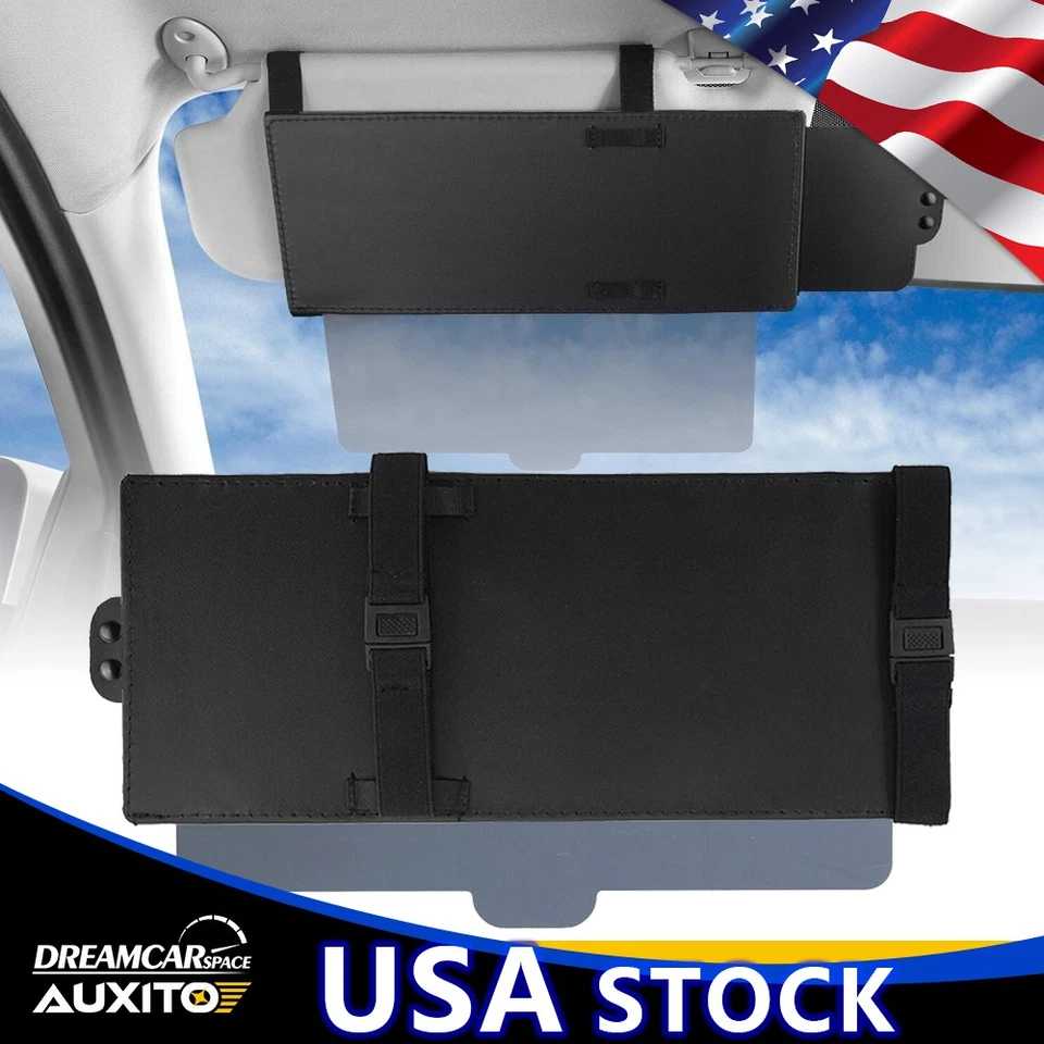 Pantalla de coche 1 pieza para sol anti-extensión visera protector extensión deslumbramiento conducción universal Foto 1 de 4