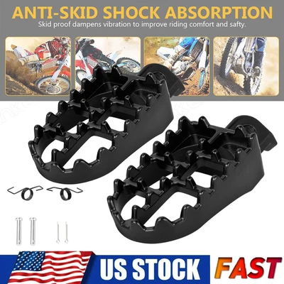 Clavijas de pie Race Wide Fat PARA HONDA CRF XR 50 70 80 100 Yamaha Kawasaki KLX110 Foto 1 de 4