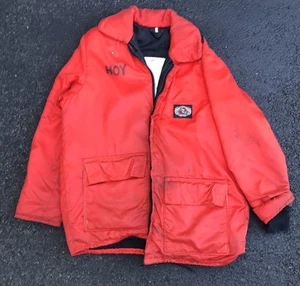 Vintage Stearns Red Flotation Jacket Float Coat Size Large L - Picture 1 of 6