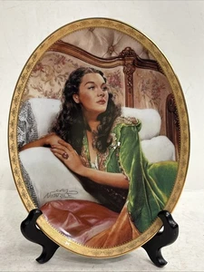 BRADFORD EXCHANGE IDO CON EL VIENTO CAMAFEO RECUERDOS "ELEGANCIA ESMERALDA" 1997 - Imagen 1 de 9