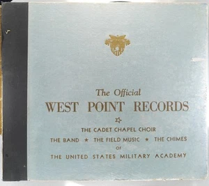 CADET CHAPEL CHOIR West Point Records BOX SET VG 78 10" Brass & Military - Picture 1 of 13