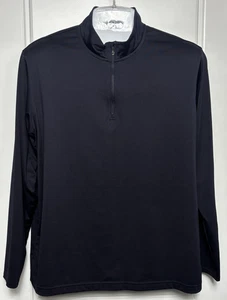 Lands' End Outfitters 1/4 Zip Long Sleeve Base Layer Shirt Top- Men's Large - Picture 1 of 3
