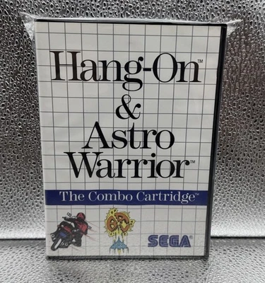 Hang On/Astro Warrior Sega Master System W/Manual Retro 1986 #1264 - Image 1 of 4