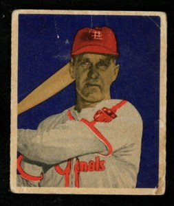 1949 Bowman Set-Break # 65 Enos Slaughter FR