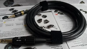 Altavoz estéreo de 6,3 mm a 3,5 mm con cable auxiliar de audio para guitarra - Imagen 1 de 1