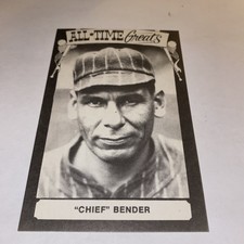 Charles Bender Philadelphia Athletics 1975 All Time Greats TCMA Postcard