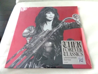 Cher Forever Classics New Translucent Red Vinyl 2xLP DJ Play A Christmas Song - Image 1 of 4