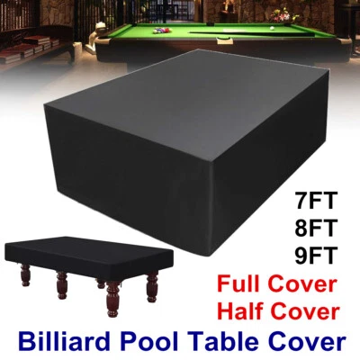 7/8/9FT Outdoor Pool Snooker Billiard Table Cover Polyester Waterproof Dust Cap - image 1 of 4