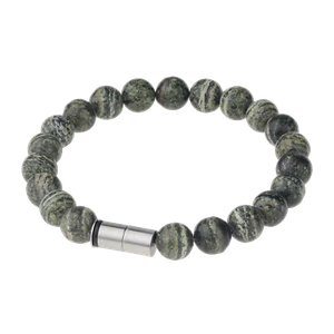 Ernstes Design Armband A536 Edvita petit Edelstahl Silberauge Perlen 8 mm - Bild 1 von 3