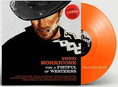 ENNIO MORRICONE LP For A Fistful of Westerns ORANGE VINYL Limited Ed MAILS SAME - Image 1 of 4