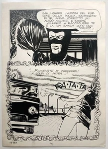 TAVOLA ORIGINALE MILO MANARA fumetto GENIUS N.12 PAG.120 - Picture 1 of 5