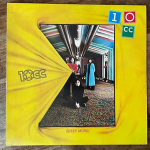 10cc - SHEET MUSIC EX+/ EX+ VINYL LP / 1982 REISSUE - Picture 1 of 10