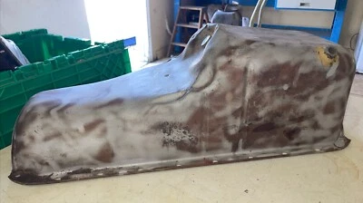 Bloque pequeño Chevrolet Chevy 396 SBC cárter de aceite del motor - abolladuras Foto 1 de 4