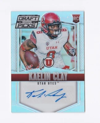 2015 Panini Prizm Draft Picks Autographs Prizms #249 Kaelin Clay Utah Ravens - Image 1 of 2