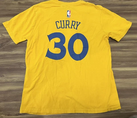 Adidas Golden State Warriors T-Shirt Youth Large 14 16 Curry 30 Climalite Rare Cover