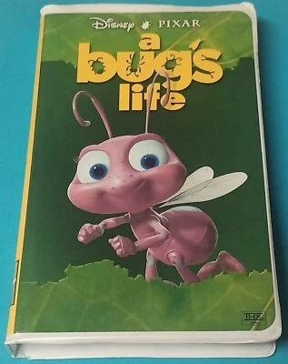 Disney A Bug’s Life VHS Video Tape Pixar Very Rare Paper Label HTF Good! - Image 1 of 2