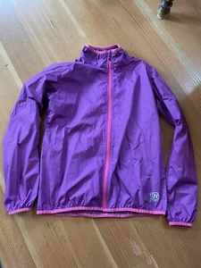 Novara bike windbreaker youth size XL (18) fuchsia zippee pockets side and back - Picture 1 of 3