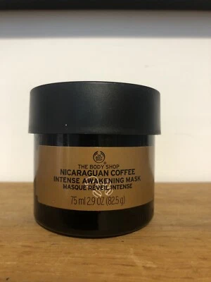 The Body Shop Nicaraguan Coffee Intense Awakening Face Mask Purifying 75ml VEGAN - Image 1 of 4