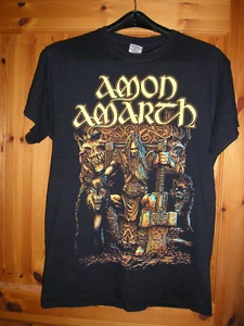 T shirt Herren schwarz mit Heavy Metal Druck Amon Amarth, Gr. m, Marke Gildan - Bild 1 von 2