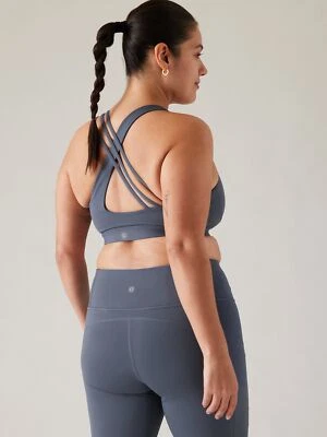 Athleta M Medium D-DD Train Free Bra Granite Blue NWT! 659029 - Image 1 of 4