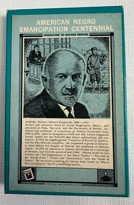 Juego de postales vintage del centenario de la emancipación afroamericana en caja (21) 1964 Foto 1 de 4